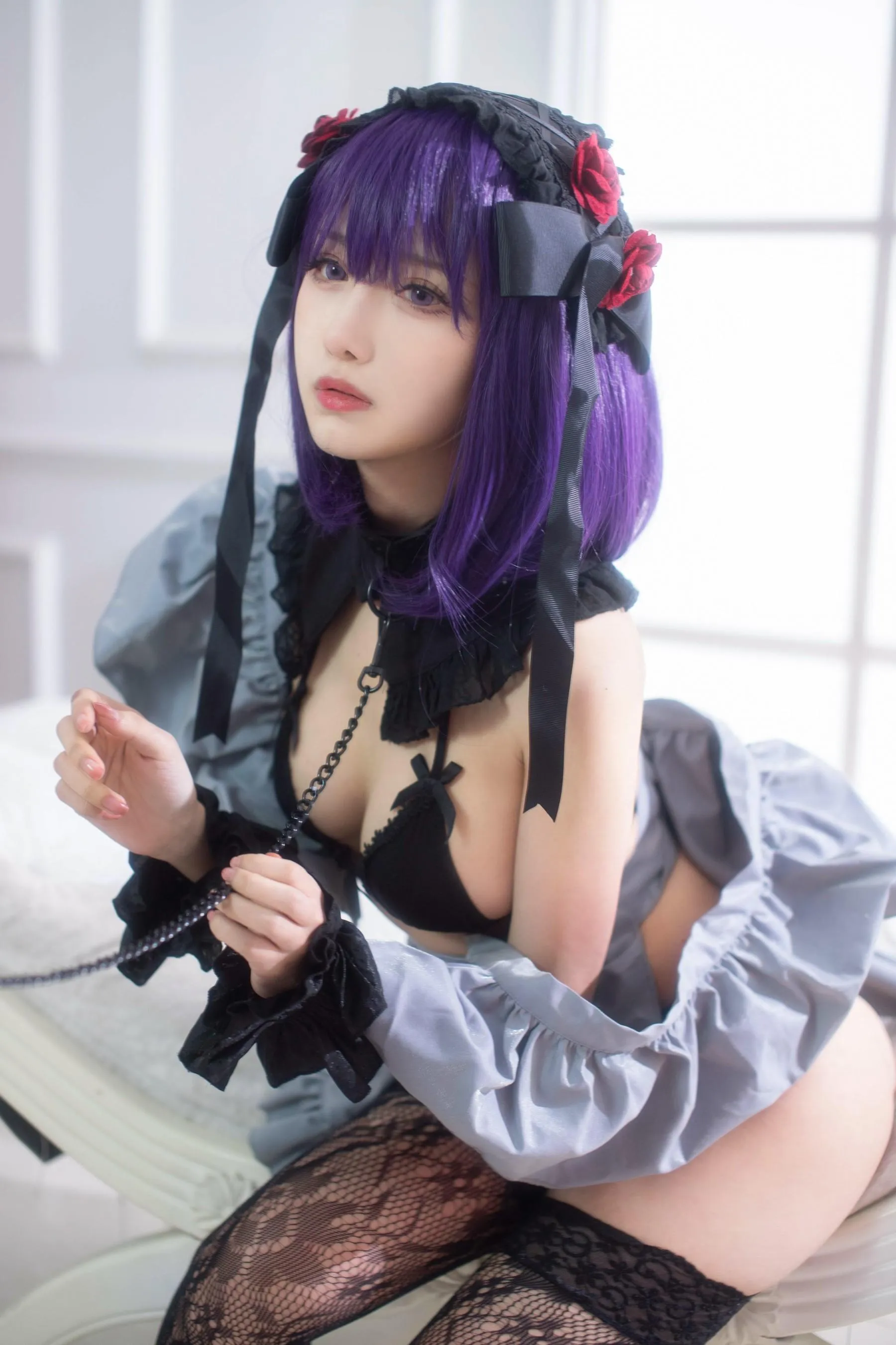 Shika小鹿鹿 – NO.85 喜多川海梦 小雫内衣 [18P]插图3